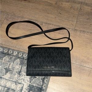 Michael Kors Black Logo Crossbody Bag